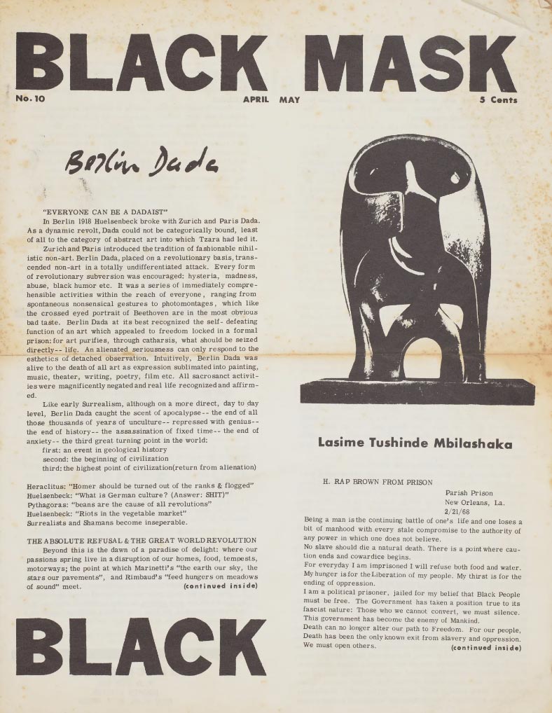 Black Mask Issue 10 April May 1968 Black Mask issue 10 April May 1968
