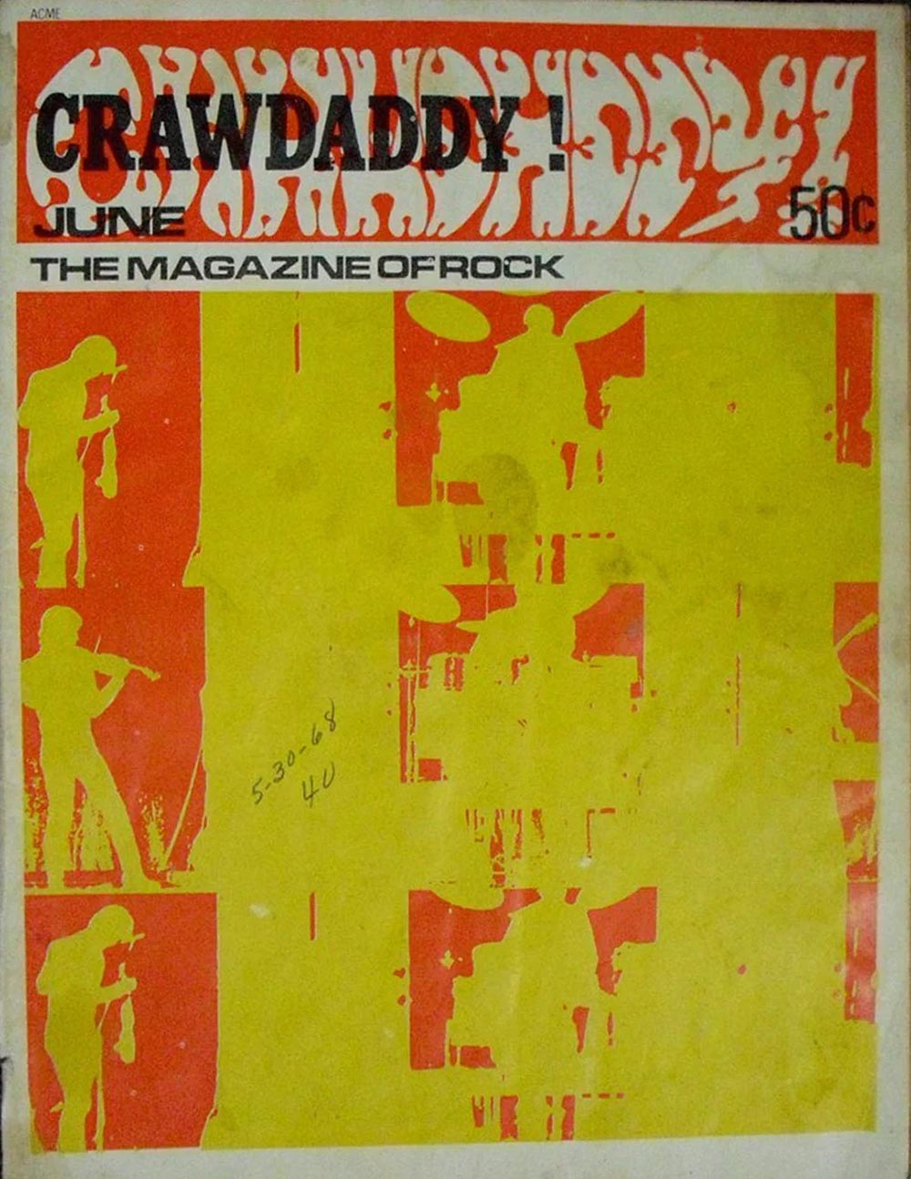 Crawdaddy N.16 Giugno 1968 Crawdaddy n.16 Giugno 1968